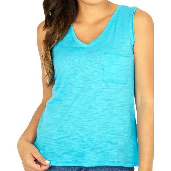 DEPT 222 Tops - Dept 222 Luxey Solid Sleeveless Luxey Tank Top MEDIUM (2323)